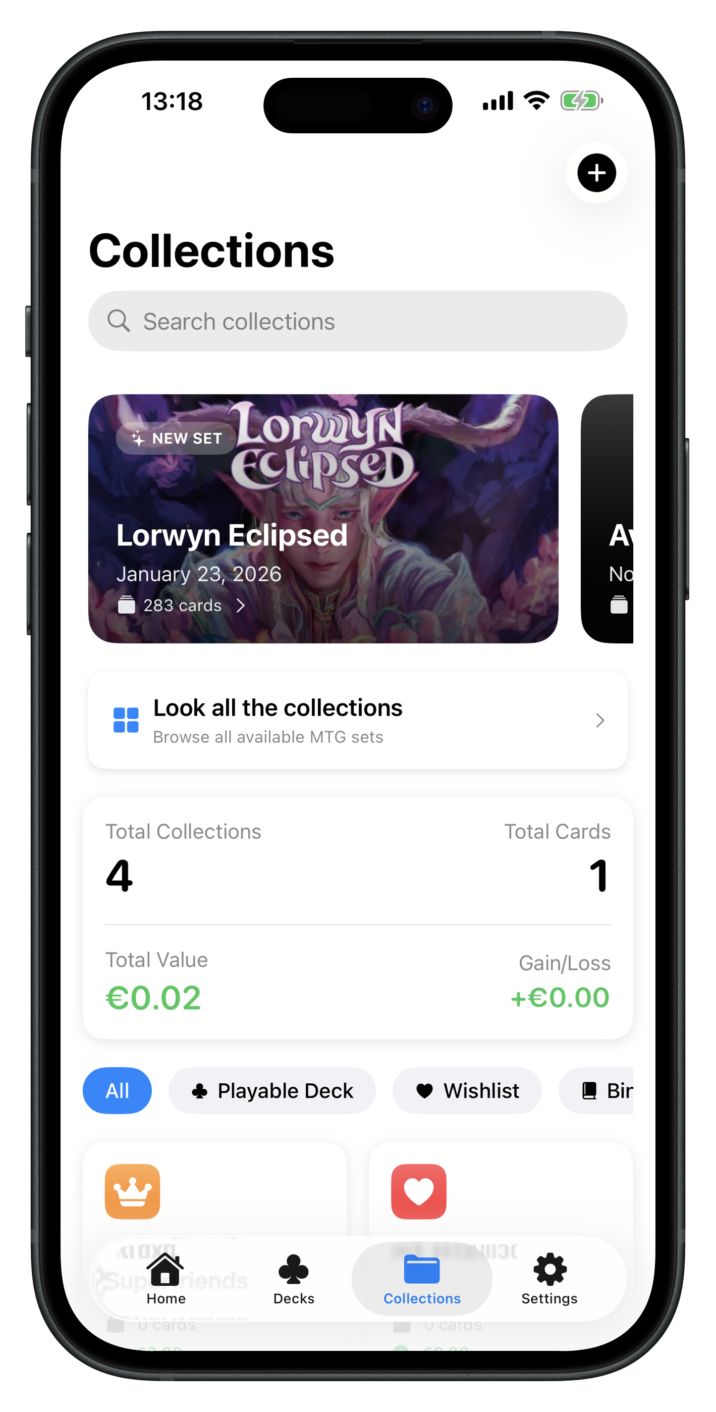 Lotus Scan deck builder and collection manager